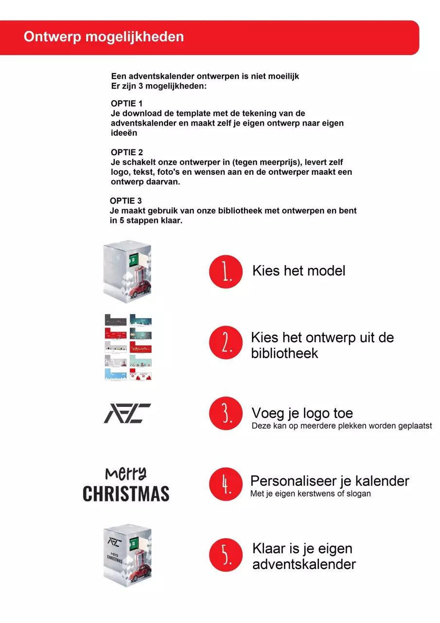 Wand adventskalender met chocolade 13167