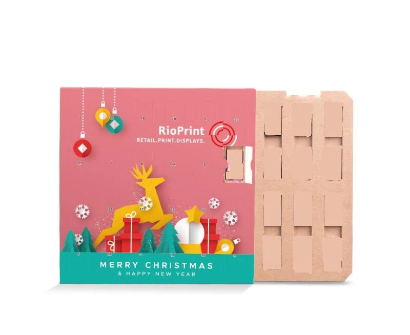 Eco adventskalender Lindt bedrukken