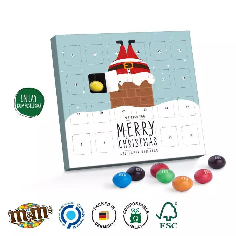M&M's XS adventskalender bedrukken